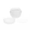 10Packs 20G/20ML Frosted Container Jars with Inner Liner for Scrubs, Oils, Salves, Creams, Lotions, Makeup Cosmetics with Mini Spatulas (white) view 4