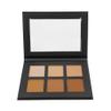 Mesvol 6 Color Contour Powder Kit Foundation Palette Contouring Makeup Kit Highlight Dramatically Sculpt Enhance Features (Deep) view 1