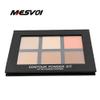 Mesvol 6 Color Contour Powder Kit Foundation Palette Contouring Makeup Kit Highlight Dramatically Sculpt Enhance Features (Medium) view 2