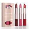 Adurello 2-In-1 Matte Lipstick and Lip Gloss 3Pcs Set Kit Waterproof Long Wear Matte Red Lipstick with Lip Tint Set, Matte Finish (A(4,5,6)) view 2