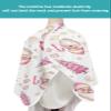 Christmas Santa Claus Barber Cape - Salon Hair Cutting Cape for Women,Men,Adults,Haircut Cape with Adjustable Elastic Neckline Hairdressing Stylist Cape Gown Accessories Pink Minimalist Tree Snowflake view 4