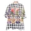 Valentine's Plaid Barber Cape - Salon Hair Cutting Cape for Women,Men,Adults,Haircut Cape with Adjustable Elastic Neckline Hairdressing Stylist Cape Accessories Botanical Lavender Roses Flower Leaves view 1