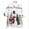 Snowman Barber Cape - Salon Hair Cutting Cape for Women, Men, Kids, Adults, Haircut Cape with Adjustable Elastic Neckline Hairdressing Stylist Cape Gown Accessories Christmas Geometric Pine Tree view 1