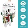 Snowman Barber Cape - Salon Hair Cutting Cape for Women, Men, Kids, Adults, Haircut Cape with Adjustable Elastic Neckline Hairdressing Stylist Cape Gown Accessories Christmas Geometric Pine Tree view 2