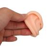 Silicone 3D Nose, Professional Piercing Practice Kit, Mouth, and Ear Models, Ideal for Novices, Jewelry Display, and Therapeutic Training(Light Skin Tone) view 3