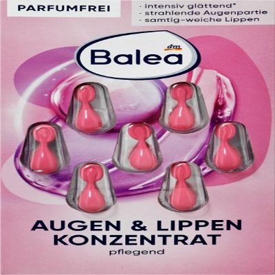 Balea Concentrate Serum Capsule for Lips and Under Eyes, 7 pcs