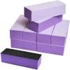 Karlash Nail Buffer Sanding Block Polisher Buffing File Nail Art Manicure Pedicure File (Purple White 60/100) view 1