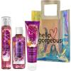 Bath & Body Works - Winterberry Wonder - 3 Piece Bundle - Spray - Body Cream - Shower Gel - Full Size and Hello Gorgeous Gift Bag. view 1