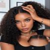 12 Inch Wear and Go Glueless Curly Bob Wig Human Hair Pre Plucked,Deep Wave No Glue Bob Wigs,Pre cut Transparent Lace Front Wigs Human Hair Natural Hairline for Women 200% Density view 1