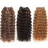 Brazilian Curl Remy Hair P4/27 P1B/30 Ombre T1B/30 1B/Pink Red 99J Double Drawn Human Hair Weave Bundles Natural Color 10inches view 2