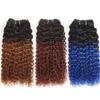 Brazilian Curl Remy Hair P4/27 P1B/30 Ombre T1B/30 1B/Pink Red 99J Double Drawn Human Hair Weave Bundles Natural Color 10inches view 3