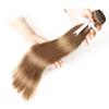 12-24 Inches Double Drawn Silky Straight Hair Brazilian Hair Bundles 8# 6# Brown 100% Remy Human Hair #8 12inches view 2
