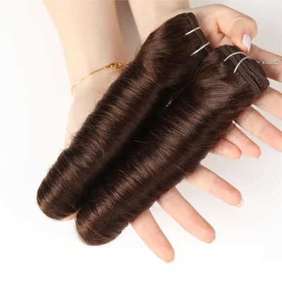 Ombre Brown P6/27 P4/27 Remy Hair Hollywood Loose Wave Brazilian Hair Weave Bundles Hair #4 12inches