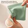 Pouchic - Personalized Snap Closure Leather Organizer Pouch, Pouchic Snap Closure Pouches, Lambskin Pocket Cosmetic Bag, Jollywish Pouchic No Zipper Self-Closing Pocket Cosmetic Bag (4PCS C) view 3