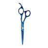 Black Colorful Blue Set Barber Scissors Barber Scissors Barber Scissors Set(Black 3-Piece Set) view 3