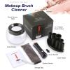 Electric Makeup Brush Cleaner and Brush Dryer Set (White) view 2