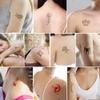 Temporary Tattoo Markers for Skin Paint Pens Kit, 3 Body Markers+ 63 Tattoo Stencils, Flexible Brush Tip, Skin Safe for Art Projects, Drawing for Coloring, Back to School Supplies view 4