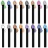 Eye Shadow Sticks Shimmer Cream Eyeshadow Stick 16 Color Highlighter Pencil Waterproof Glitter Eye Shadow Eyeliner Pen, Blendable Eyes Makeup, Vegan & Cruelty-Free (Color : Light Khaki) view 1
