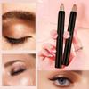Eye Shadow Sticks Shimmer Cream Eyeshadow Stick 16 Color Highlighter Pencil Waterproof Glitter Eye Shadow Eyeliner Pen, Blendable Eyes Makeup, Vegan & Cruelty-Free (Color : Light Khaki) view 2