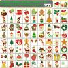 CHARLENT Glow in The Dark Christmas Temporary Tattoos for Kids Party Supplies - 74 Individually Sheets Luminous Xmas Tattoos for Boys Girls Christmas Party Favors Goodie Bag Fillers view 3