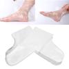 100 Counts Plastic Foot Covers , Hydrating Beauty Feet Masks , dispo Foot Covers Moisturizer Socks , Larger Thicker Foot Moisturizing Socks for Dry Cracked Feet , Toes , and Callus view 4