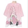 Christmas Barber Cape - Salon Hair Cutting Cape for Women,Men,Kids,Adults,Haircut Cape with Adjustable Elastic Neckline Hairdressing Stylist Cape Gown Accessories Blush Pink Gnomes Winter Snowflake view 1