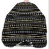 Boho Christmas Barber Cape - Salon Hair Cutting Cape for Women,Men,Kids,Adults,Haircut Cape with Adjustable Elastic Neckline Hairdressing Stylist Cape Gown Accessories Black Gold Stripe Snowflake Dot view 3