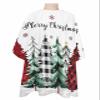 Buffalo Plaid Tree Barber Cape - Salon Hair Cutting Cape for Women,Men,Adults,Haircut Cape with Adjustable Elastic Neckline Hairdressing Stylist Cape Gown Accessories Christmas Red Green Black Dots view 1
