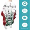 Buffalo Plaid Tree Barber Cape - Salon Hair Cutting Cape for Women,Men,Adults,Haircut Cape with Adjustable Elastic Neckline Hairdressing Stylist Cape Gown Accessories Christmas Red Green Black Dots view 2