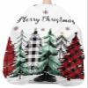 Buffalo Plaid Tree Barber Cape - Salon Hair Cutting Cape for Women,Men,Adults,Haircut Cape with Adjustable Elastic Neckline Hairdressing Stylist Cape Gown Accessories Christmas Red Green Black Dots view 3