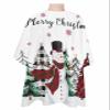 Christmas Snowman Barber Cape - Salon Hair Cutting Cape for Women,Men,Kids,Adults,Haircut Cape with Adjustable Elastic Neckline Hairdressing Stylist Cape Gown Accessories Red Black Buffalo Plaid Tree view 1