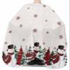 Snowman Barber Cape - Salon Hair Cutting Cape for Women,Men,Kids,Adults,Haircut Cape with Adjustable Elastic Neckline Hairdressing Stylist Cape Gown Accessories Snowflake Christmas Red Buffalo Plaid view 3