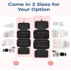 BAGSMART Travel Toiletry Bag with Jewelry Organizer, Hanging Travel Bag for Toiletries, Puffy Makeup Cosmetic Bag Organizer, Carry-on Travel Accessories Essentials, Black-M view 4