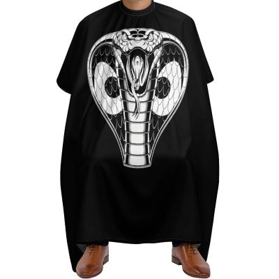 Attacking-Cobra Barber Cape Professional Large Barber Apron Unisex Haircut Cape Water Resistant Salon Cape