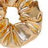 12 Pcs Faux Leather Jacket Cheer Hair Scrunchies For Thick Hair School Performance Scrunchy Sports Ponytail Holder Wrist for Girls Cosplay Show (Sets of 7 Gold) view 4