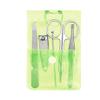 5pcst Stainless Steel Nail Clippers Set Nail Pedicure Nail Clipper Tool Nail Supplies and Manicure Tools,green view 1
