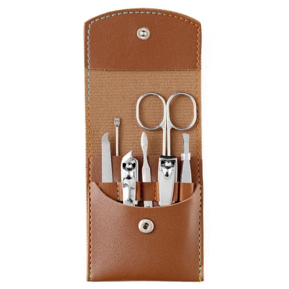 7Pcs Nail Foot Care Tools Toe Nipper Foot File Nail Clippers Set Toenail Scissors Manicure Cutters,4