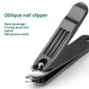 Manicure Set Grey Full Grain Leather Nail Clipper Kits Stainless Scissors,Grey view 2