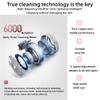 DAUTAI Electric Silicone Sonic Face Scrubber, Facial Massager, Constant Temperature 46 6000 Vibrations 6-Speed Adjustment, for Deep Cleansing Gentle Exfoliating,Red view 4