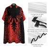Albanian Flag of Eagle Bird Barber Cape Professional Large Barber Apron Unisex Haircut Cape Water Resistant Salon Cape view 4