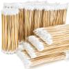 900PCS Double-Ended 6" Pointed Gun Cleaning Swabs - for Precision Firearm Maintenance and Applying, Gun Cleaning Supplies, Lint-Free and Highly Absorbent view 1