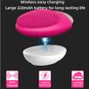 DAUTAI Face Cleanser Brush, Facial Massager Brush, Wireless Charging Bamboo Charcoal Multi-Frequency Control, for Exfoliating, Massaging Deep Cleansing,Green view 2