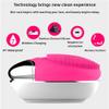 DAUTAI Face Cleanser Brush, Facial Massager Brush, Wireless Charging Bamboo Charcoal Multi-Frequency Control, for Exfoliating, Massaging Deep Cleansing,Green view 3