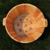 Wood Foot Bath Bucket Pedicure Basin, Healthy Fumigation Wash Foot Solid Wood, Wood Foot Bath Foot Bath Barrel, Foot Bath Household Wash Basin Super Easy to use view 4
