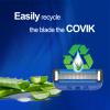 COVIK Mens Razor Blade Refills Compatible Only with COVIK 5 Blade Razors 4 Count for a More Comfortable Shave for Men view 4