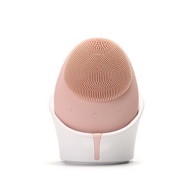 DAUTAI Exfoliating Face Scrubber, Face Massager Brush, Pore Deep Cleansing Silicone High Density Soft Bristles, for Exfoliating, Massaging Deep Cleansing,Orange