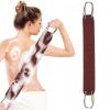 KALLORY Back Exfoliating Tool Bath Towel Hand Ropes Body Scrubber for Dead Skin Removal Easy to Use Store view 1