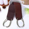 KALLORY Back Exfoliating Tool Bath Towel Hand Ropes Body Scrubber for Dead Skin Removal Easy to Use Store view 3