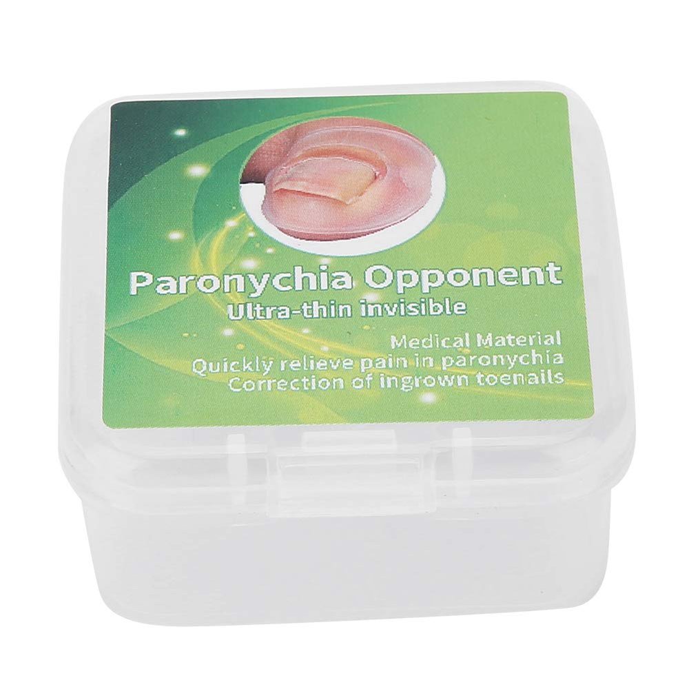 2pcs Silicone Ingrown Toenail Correcting Tool Pain Relief Paronychia Care Corrector, Paronychia Corrector Stickers Physical Care Recover
