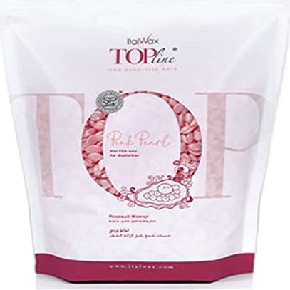 ItalWax Top Line Pink Pearl - Hard Stripless Wax Beads 1.65 lbs. Bag